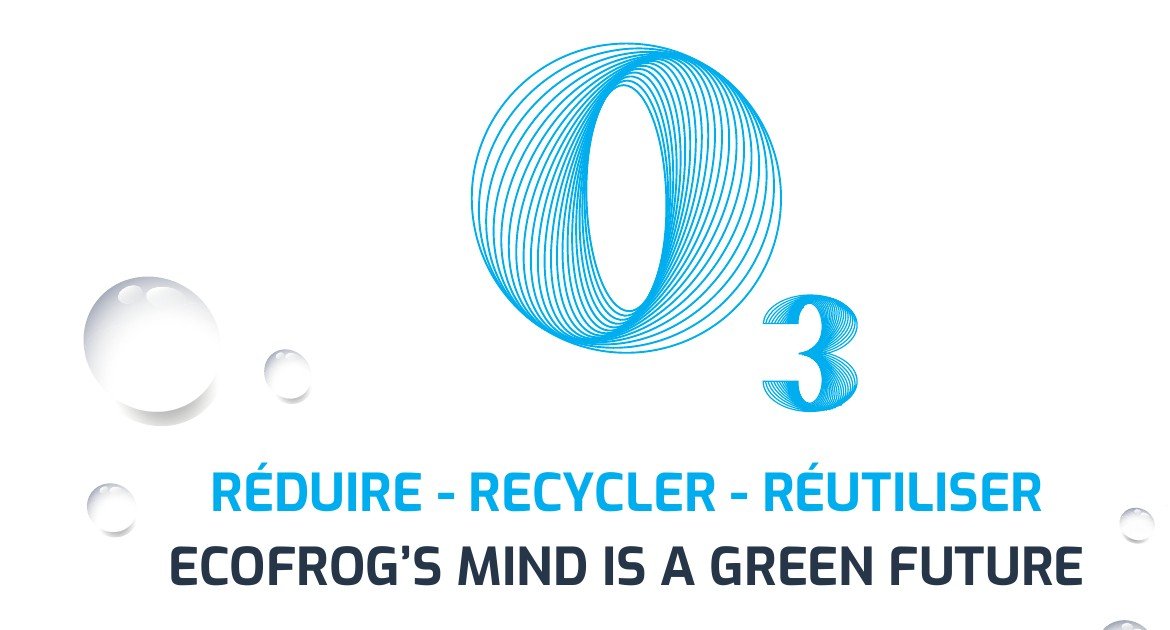 EcoFrog's mind is a green future — Réduire, recycler, réutiliser